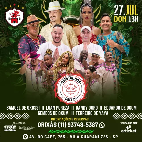 Foto do Evento Quintal dos Orixás-Moleque Travesso