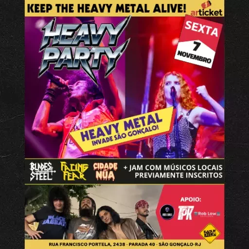 Foto do Evento HEAVY PARTY - SÃO GONÇALO