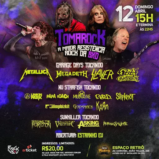 Foto do Evento TOMAROCK EM CAXIAS