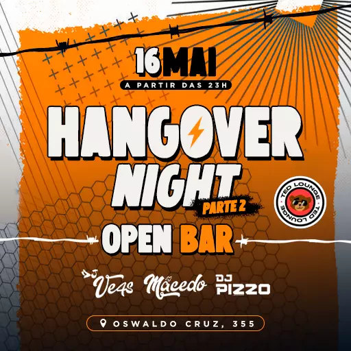 Foto do Evento Hangover Night Parte 2