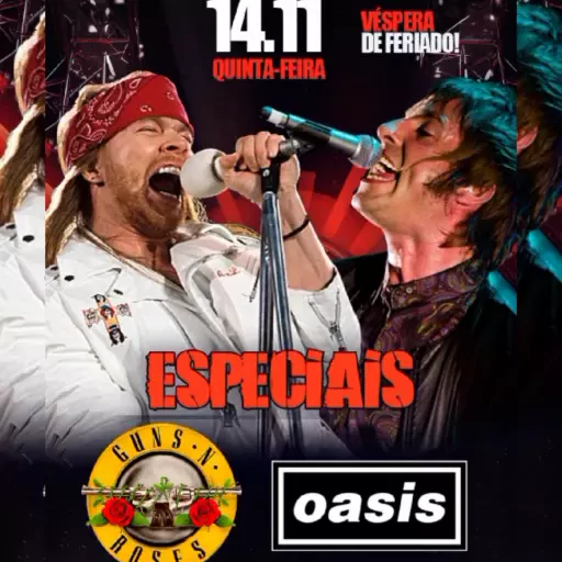 Foto do Evento ESPECIAL OASIS e GUNS AND ROSES