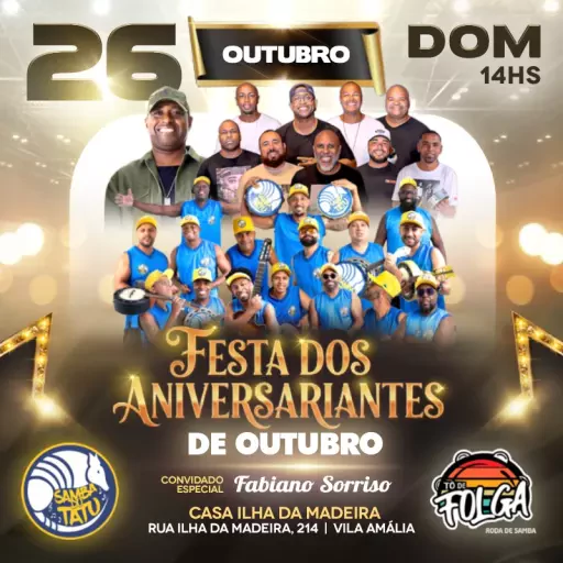 Festa dos Aniversariantes de Outubro