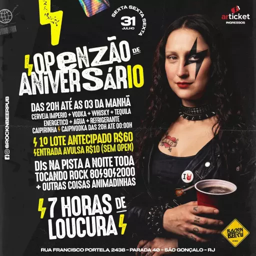 OPENZÃO ROCKNBEER 10 ANOS!