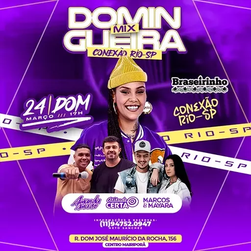 Foto do Evento DOMINGUEIRA MIX RJ - SP