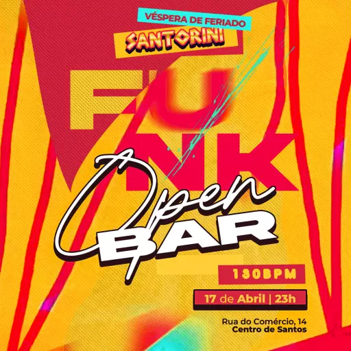 Foto do Evento Funk 130bpm | Open Bar