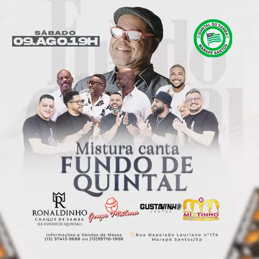 Mistura canta Fundo de Quintal