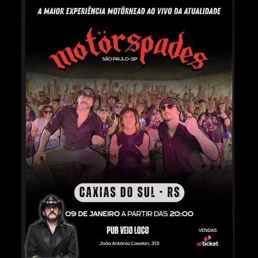 MOTÖRSPADES EM CAXIAS DO SUL RS