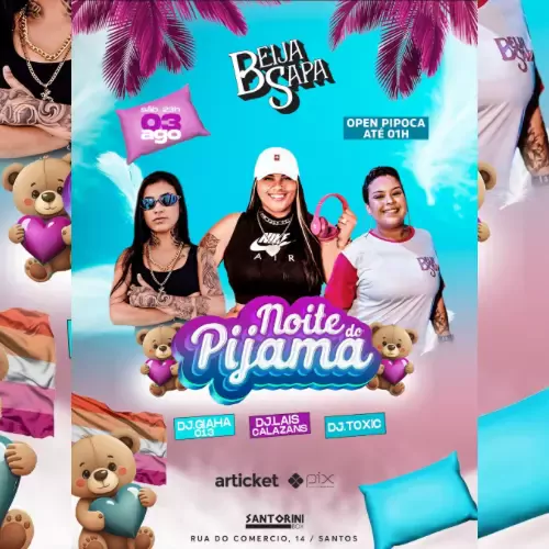 Foto do Evento Beija Sapa - Noite do Pijama