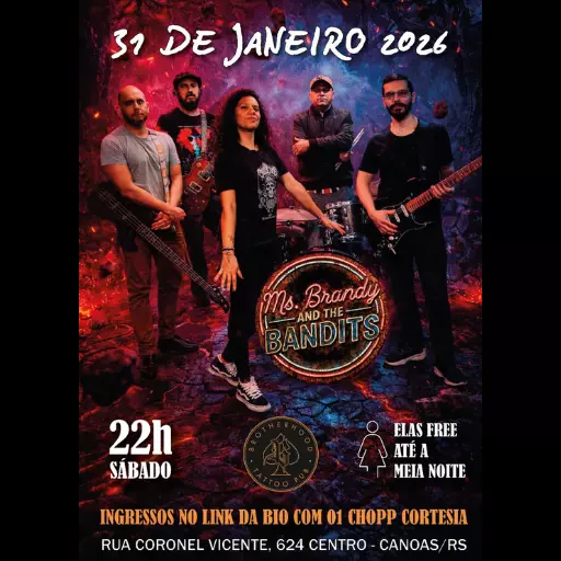 Foto do Evento 31/01 - Ms Brandy & The Bandits