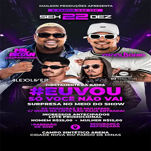 Foto do Evento SE VOCÊ NÃO FOR SO, VOCÊ NÃO VAI