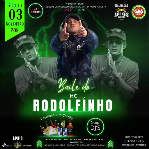 Foto do Evento Baile do MC Rodolfinho