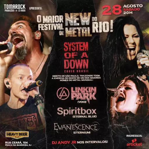 O MAIOR FESTIVAL DE NEW METAL DO RIO