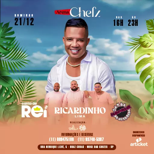 Foto do Evento Arena Chefz: Ricardinho