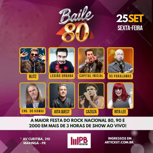 BAILE 80 EM MARINGÁ