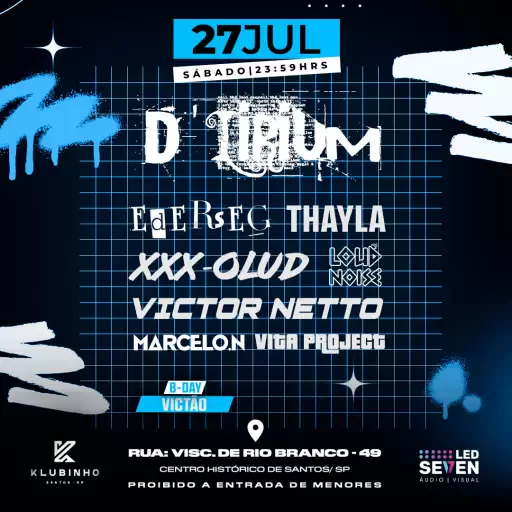 Foto do Evento D`LIRIUM   27/07    23:00H