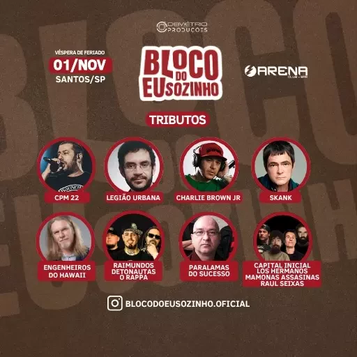 Bloco do Eu Sozinho  em Santos