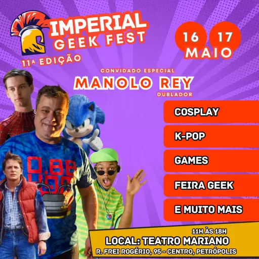 Foto do Evento Imperial Geek Fest em Petrópolis