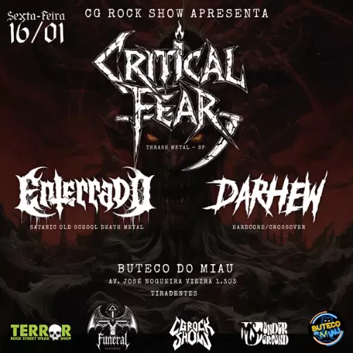 Foto do Evento CRITICAL FEAR EM CAMPO GRANDE