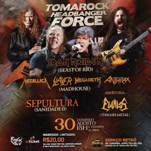 TOMAROCK EM CAXIAS