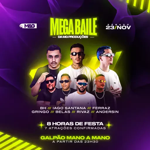 Foto do Evento MEGA BAILE DA M&G - Em Piratini