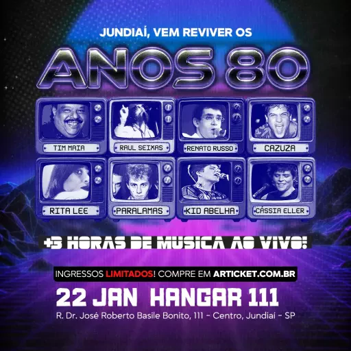Baile 80 em Jundiaí