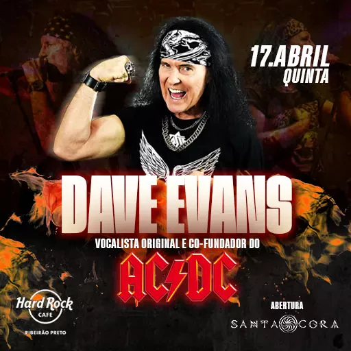 Dave Evans (AC/DC) em Ribeirão Preto