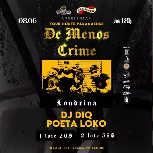 Foto do Evento DE MENOS CRIME/ TUR LONDRINA