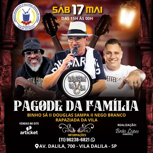 Foto do Evento Pagode da Família