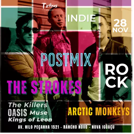 Foto do Evento POSTMIX-INDIE ROCK