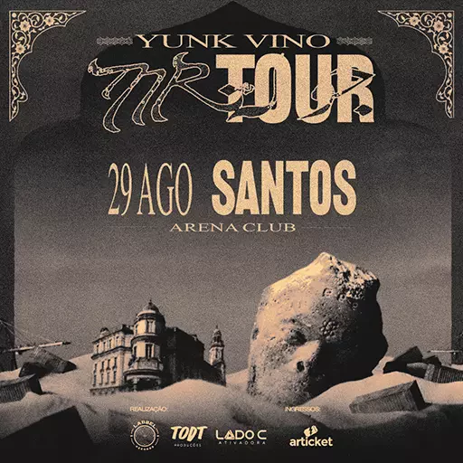 Yunk Vino em Santos