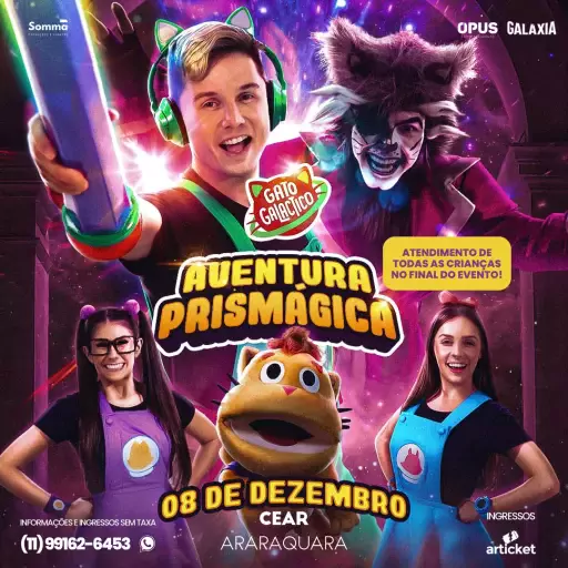 GATO GALÁCTICO em ARARAQUARA