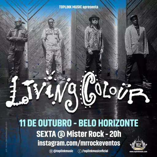 Foto do Evento Living Colour em Belo Horizonte