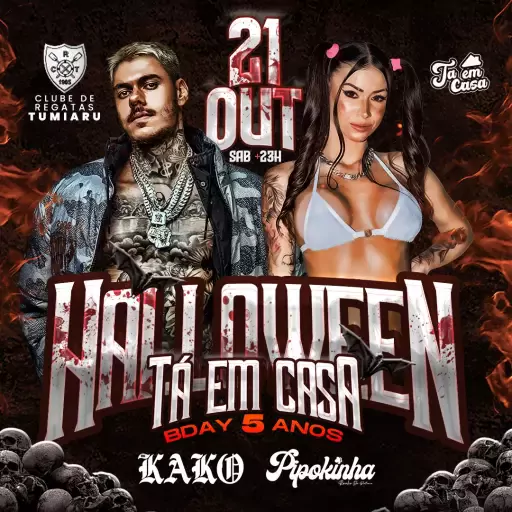 HALLOWEN TÁ EM CASA - BDAY 5 ANOS