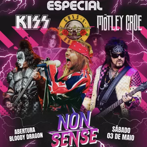 Foto do Evento ESPECIAL GUNS, KISS e MOTLEY CRUE