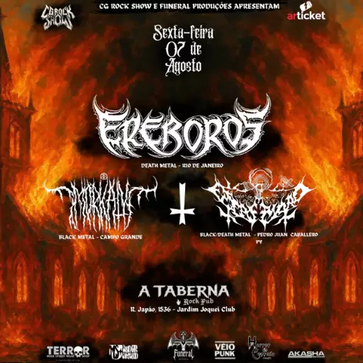 DEATH E BLACK METAL NA TABERNA