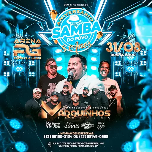Foto do Evento SAMBA DO POVO - MARQUINHOS SENSAÇÃO