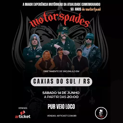 Foto do Evento MOTÖRSPADES EM CAXIAS DO SUL RS