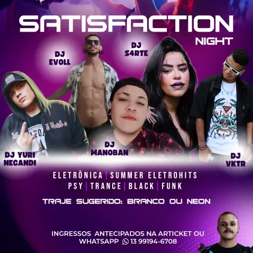 Foto do Evento SATISFACTION OPEN PARTY