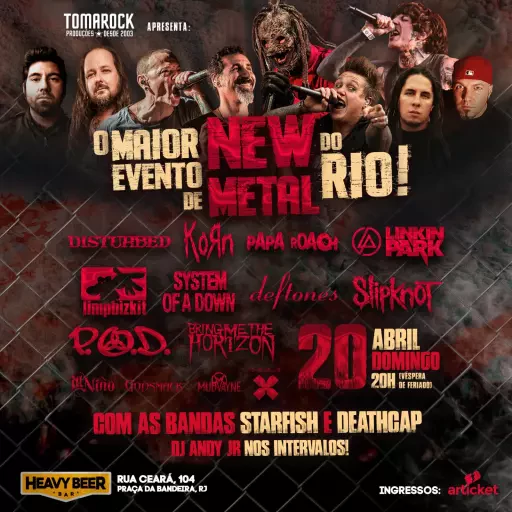 O MAIOR EVENTO DE NEW METAL DO RIO