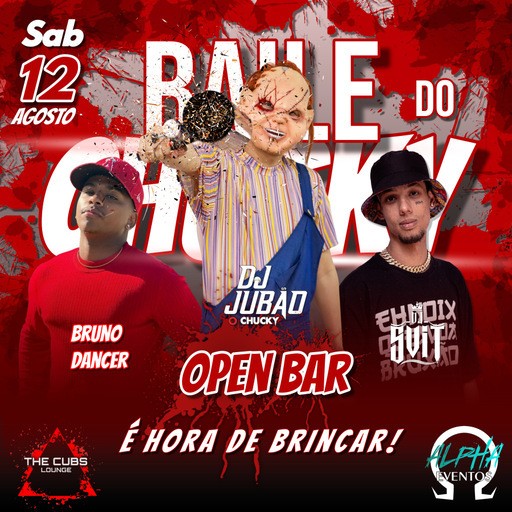 Foto do Evento Baile Do Chucky: É Hora De Brincar !