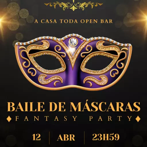 BAILE DE MÁSCARAS FANTASY PARTY