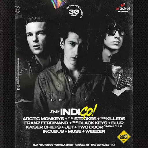 Foto do Evento ARCTIC MONKEYS + STROKES + INDIE