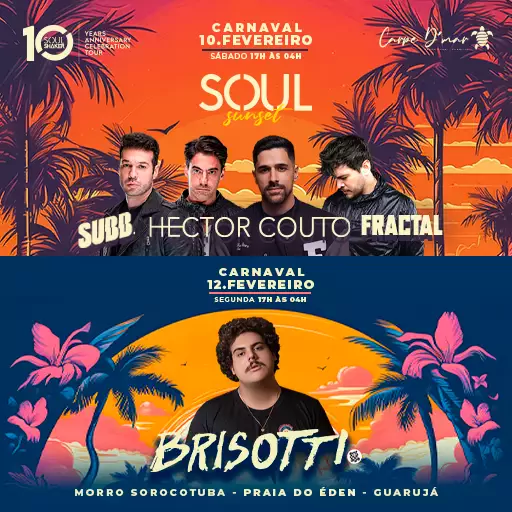 Foto do Evento SOUL Sunset * CARNAVAL * 10 e 12 FEV