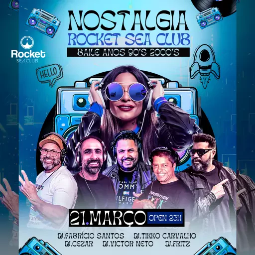 Foto do Evento Nostalgia na Rocket