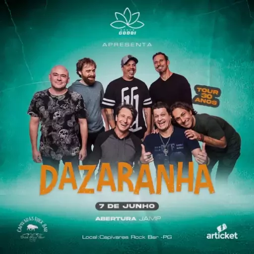 Foto do Evento Tour 30 Anos Do Dazaranha PG