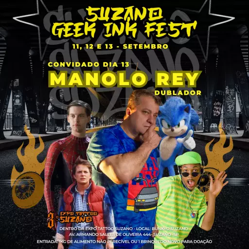 Foto do Evento Dublador Manolo Rey em Suzano