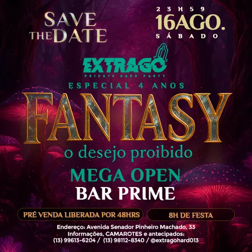Foto do Evento EXTRAGO FANTASY OPEN BAR
