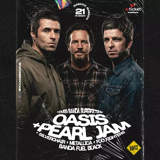 Foto do Evento ESPECIAL PEARL JAM + OASIS