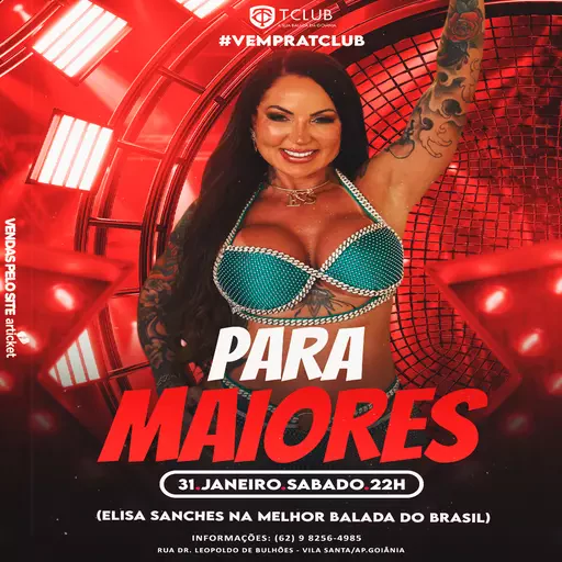 Foto do Evento PARA MAIORES - ELISA SANCHES