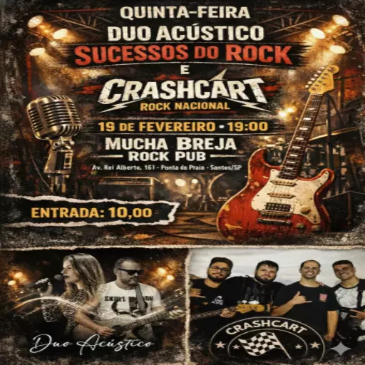 Foto do Evento Duo Acústico + Crashcart